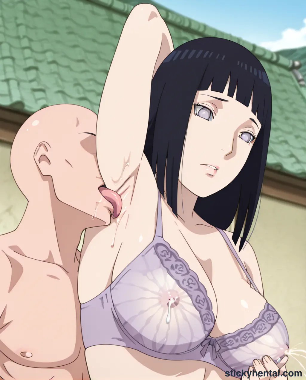 Licking sweaty armpits of Hinata Hyuga part 1 #32