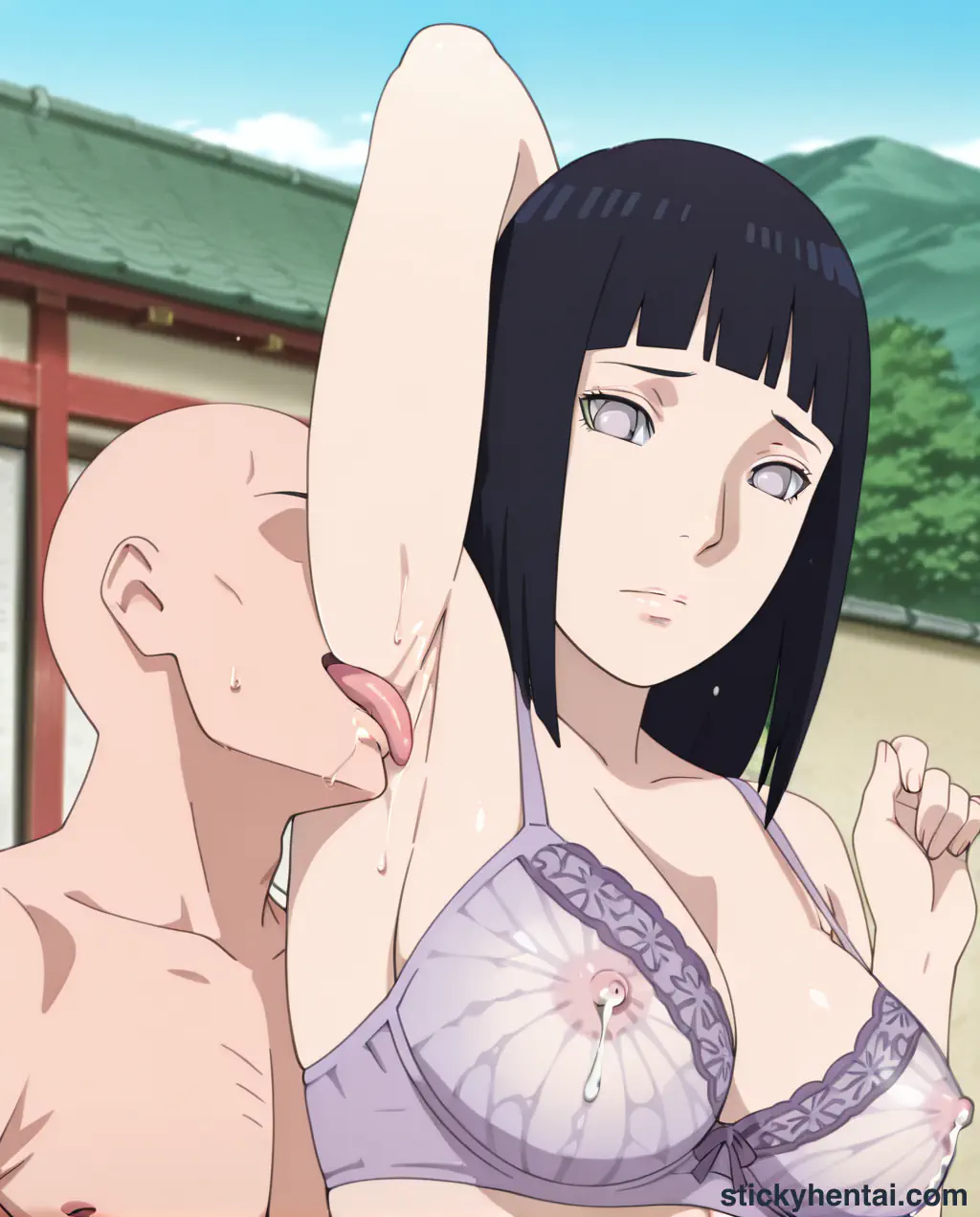 Licking sweaty armpits of Hinata Hyuga part 1 #35