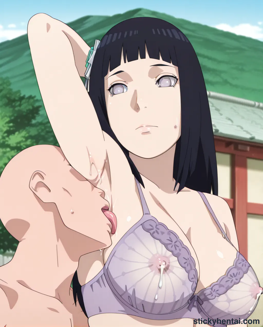 Licking sweaty armpits of Hinata Hyuga part 1 #37