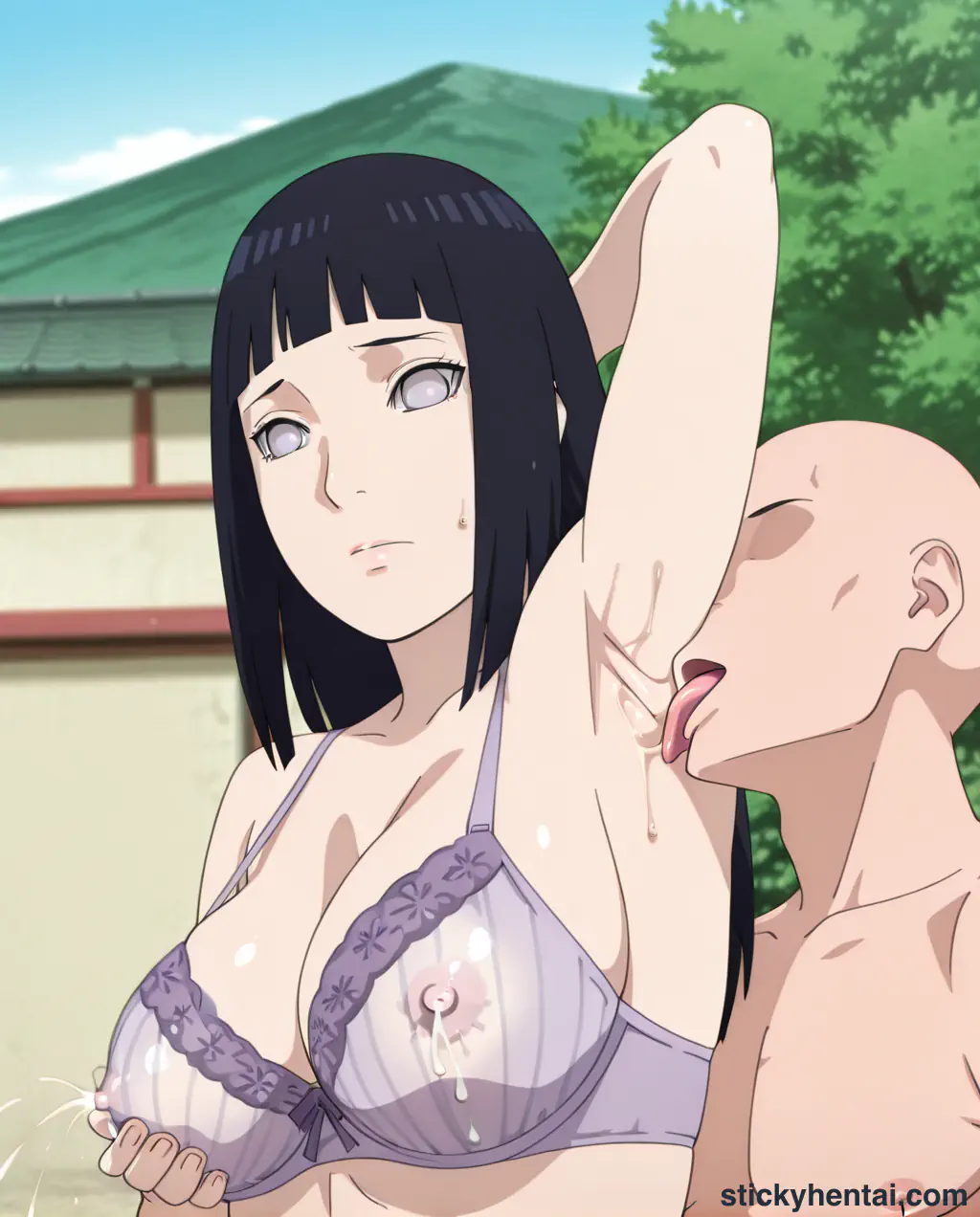 Licking sweaty armpits of Hinata Hyuga part 1 #38