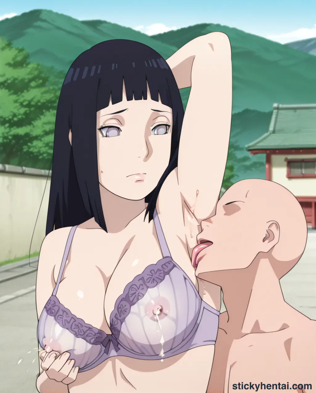 Licking sweaty armpits of Hinata Hyuga part 1 #41