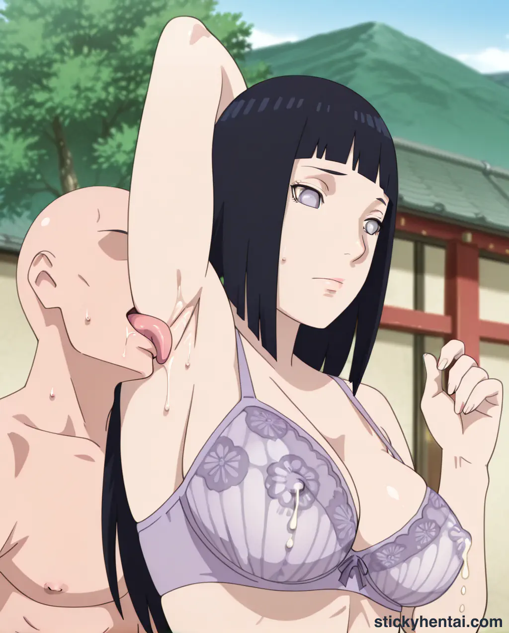 Licking sweaty armpits of Hinata Hyuga part 2 #5