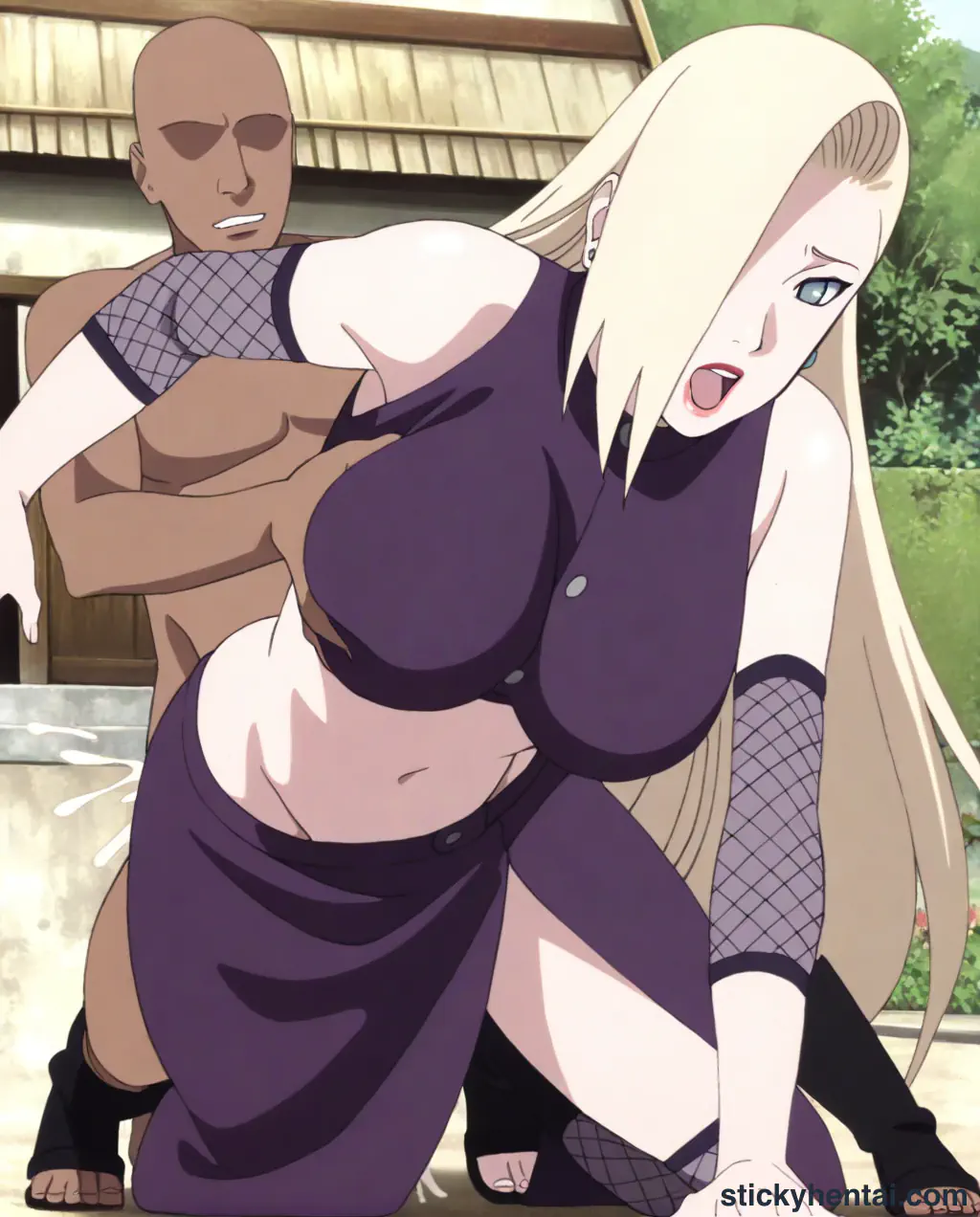 Ino Yamanaka doggystyle in street part 2 #5