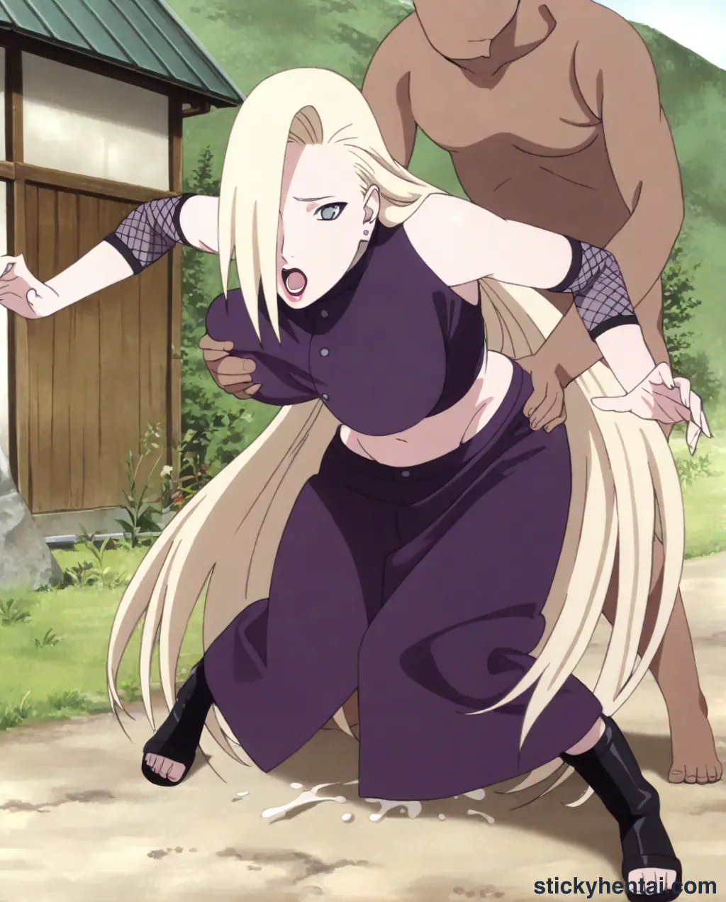 Ino Yamanaka doggystyle in street part 2 #7