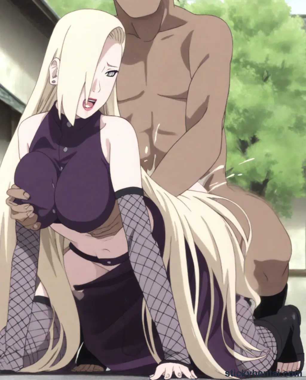 Ino Yamanaka doggystyle in street part 2 #11