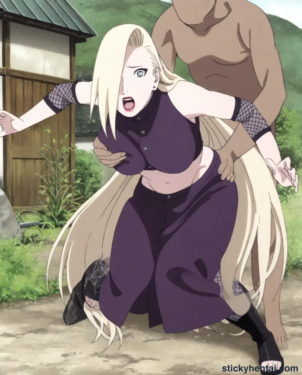 Ino Yamanaka doggystyle in street part 2 #13