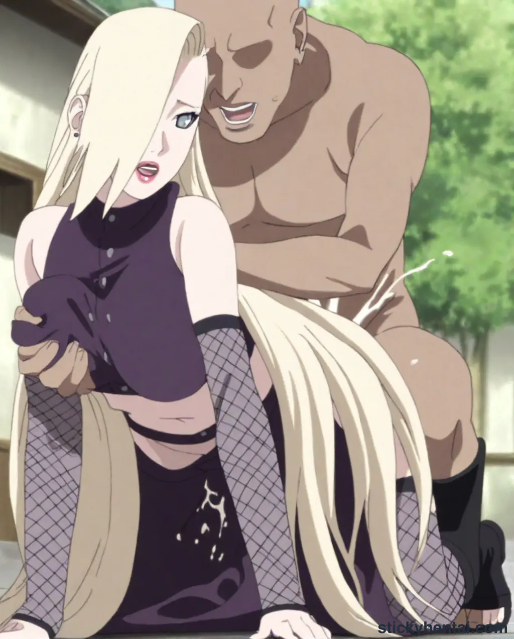 Ino Yamanaka doggystyle in street part 2 #14
