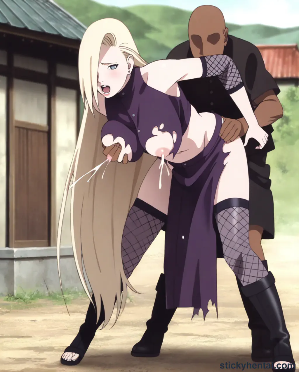 Ino Yamanaka doggystyle in street part 2 #22