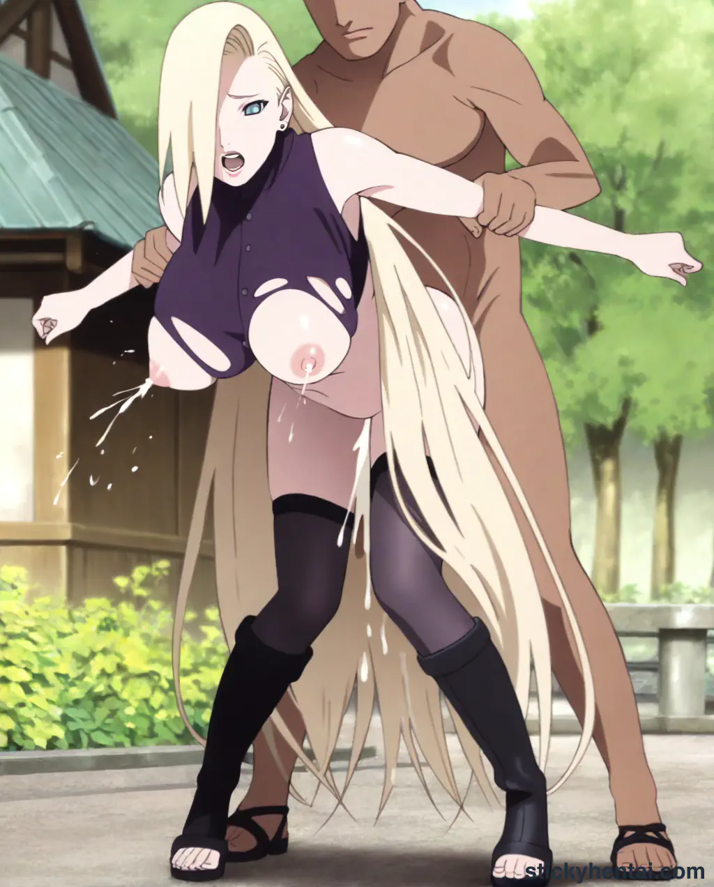 Ino Yamanaka doggystyle in street part 2 #24