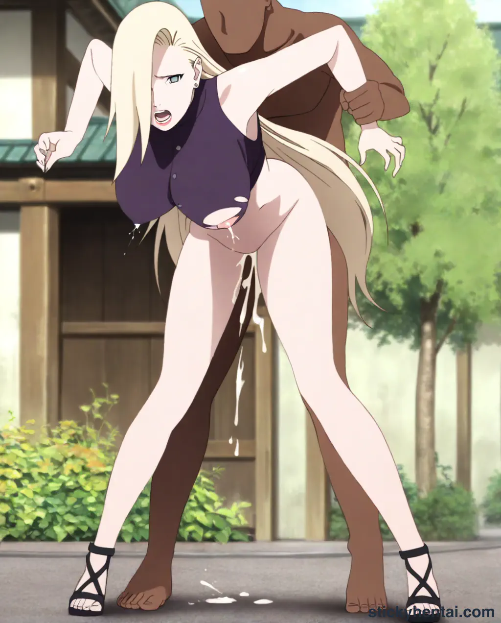 Ino Yamanaka doggystyle in street part 2 #26