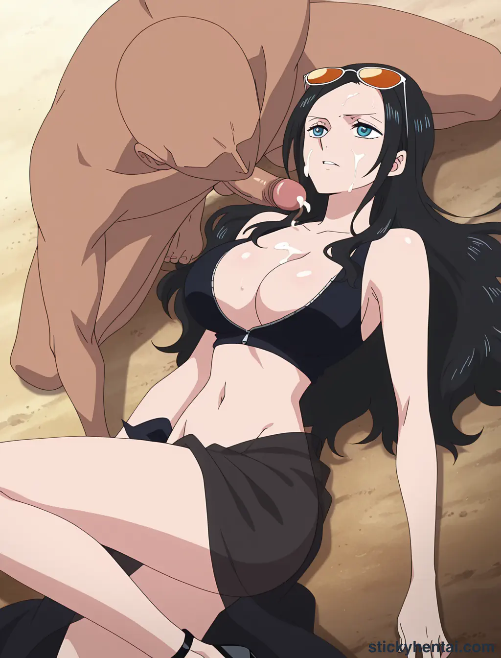 Nico Robin standing sex and cum on face #23