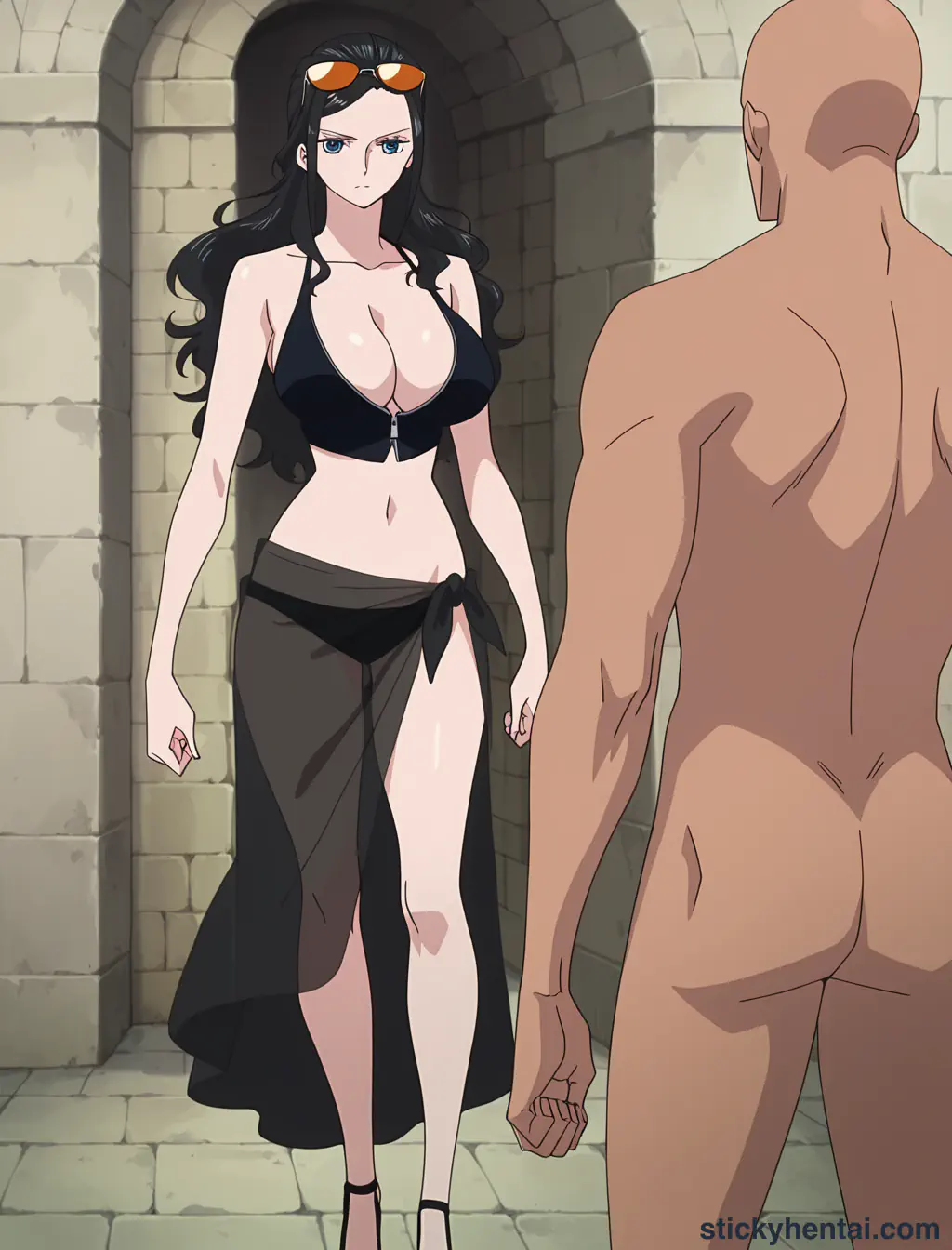 Nico Robin standing sex and cum on face #31