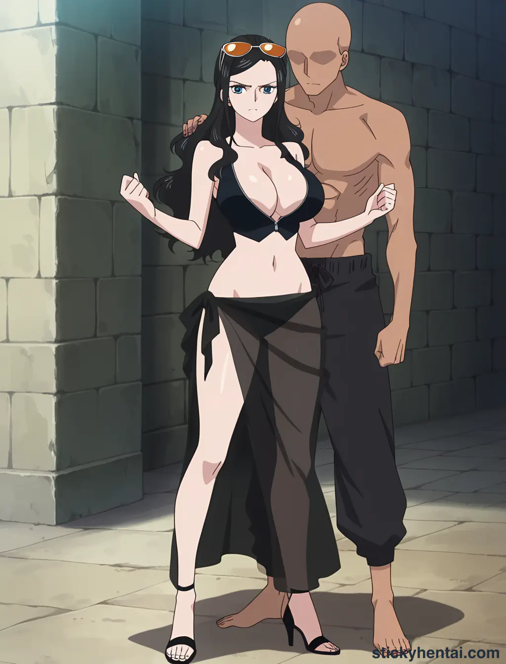 Nico Robin standing sex and cum on face #32