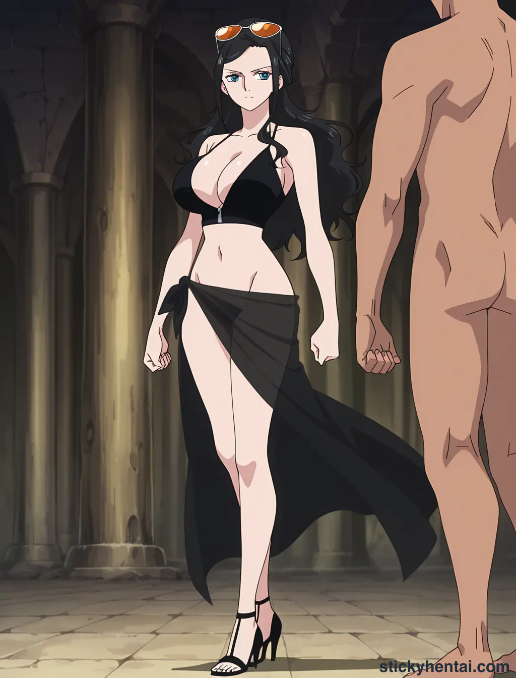 Nico Robin standing sex and cum on face #33