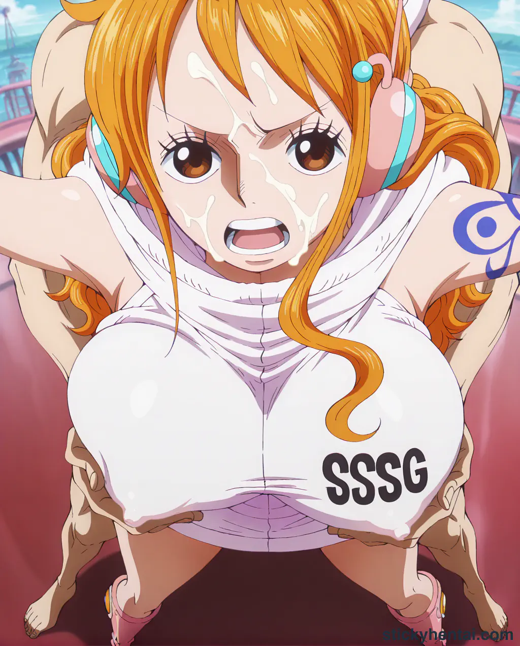 Nami getting doggy in Egghead part 3 #12