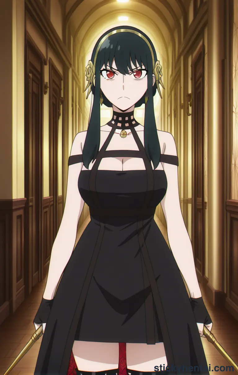 Yor Forger creampie by a big dick