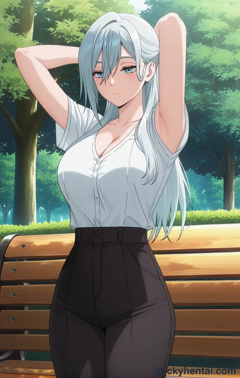 Subaru Hoshina exposing her armpits #3