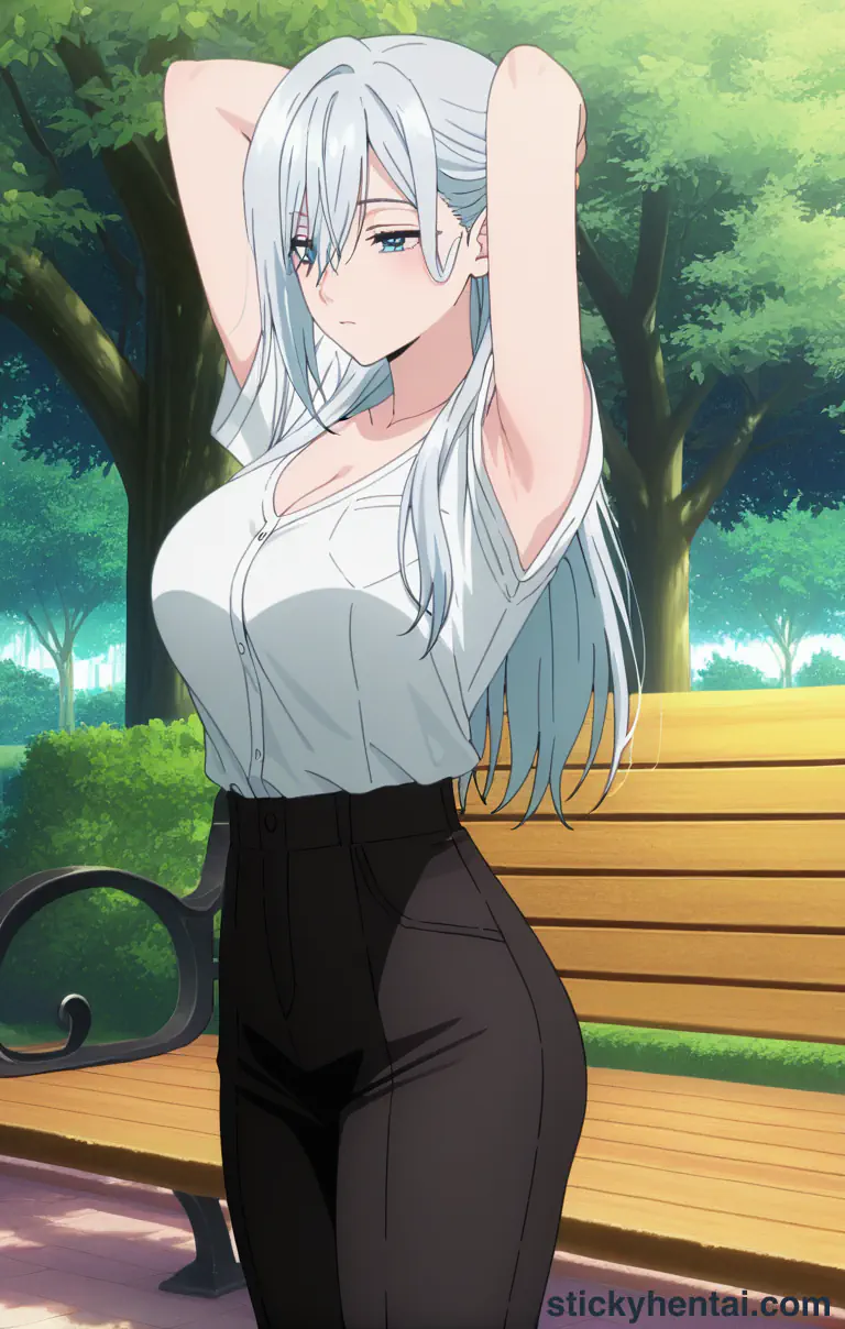 Subaru Hoshina exposing her armpits #4