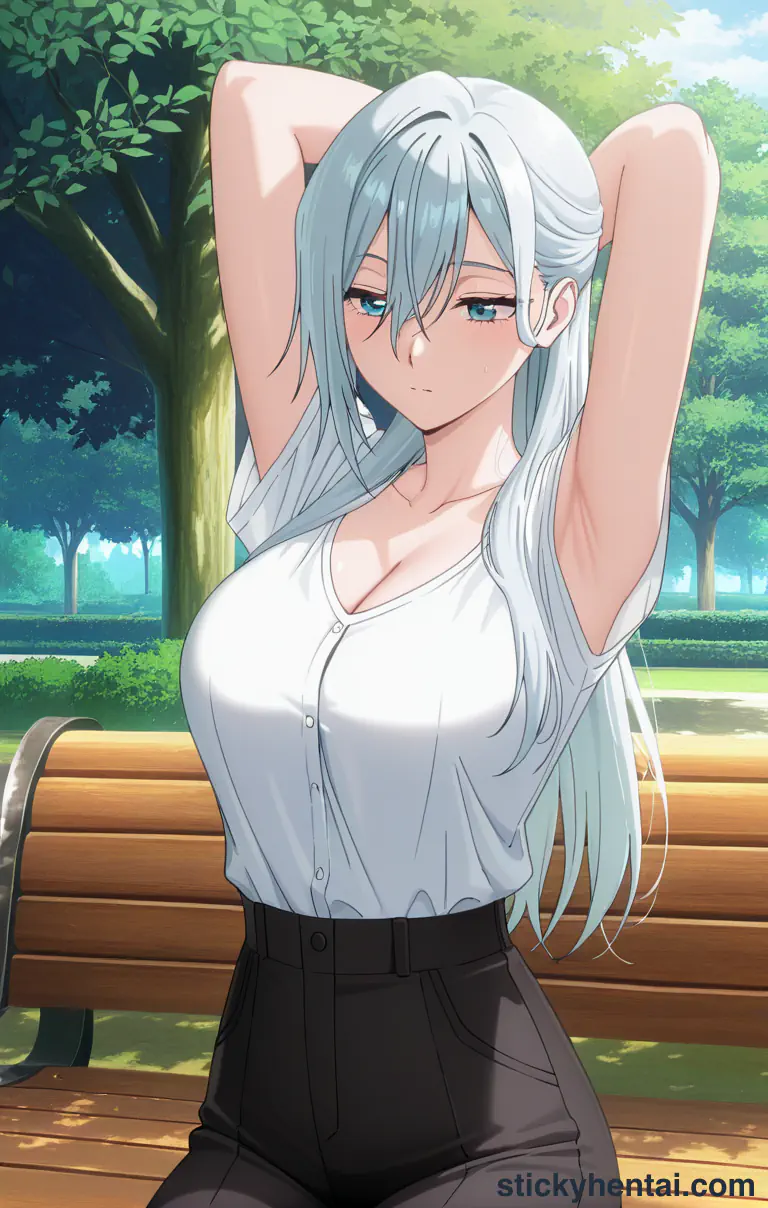 Subaru Hoshina exposing her armpits #5