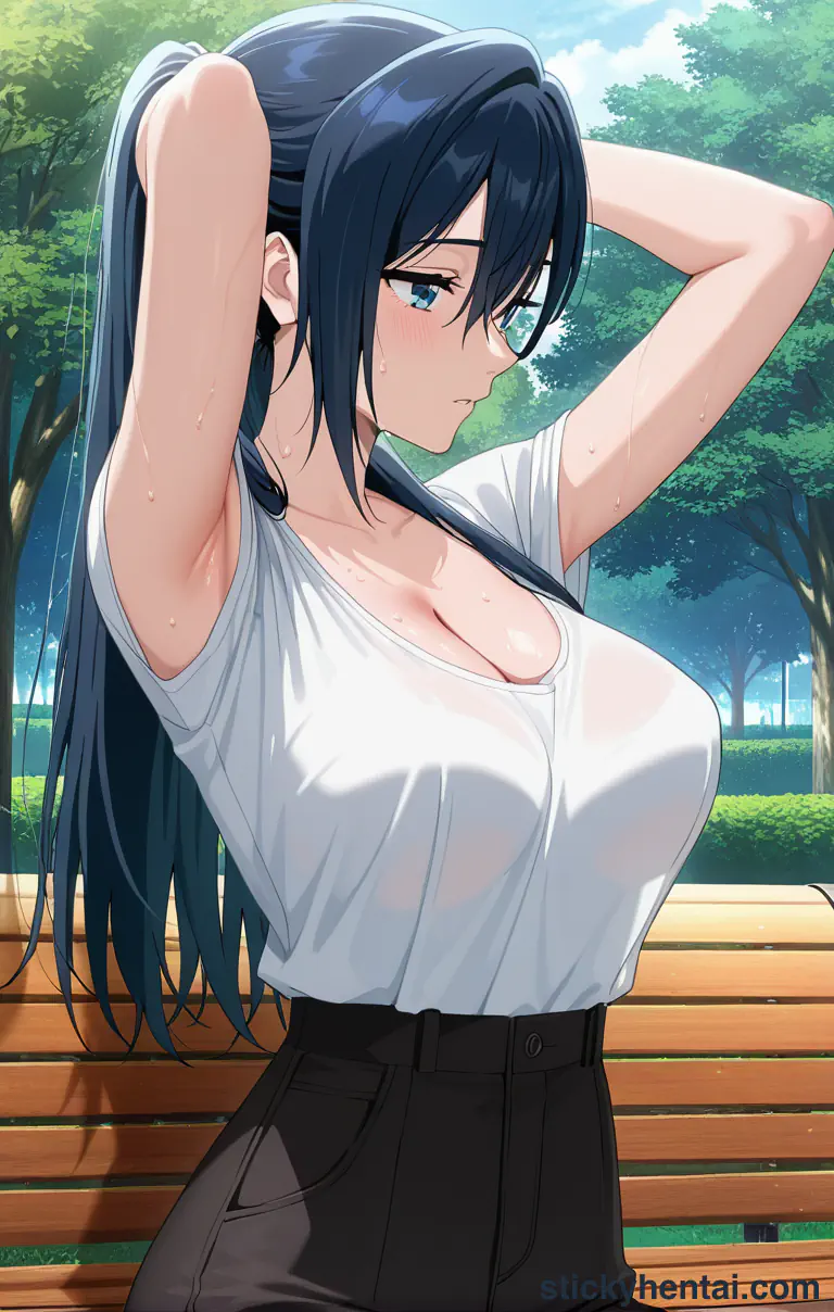 Subaru Hoshina exposing her armpits #7