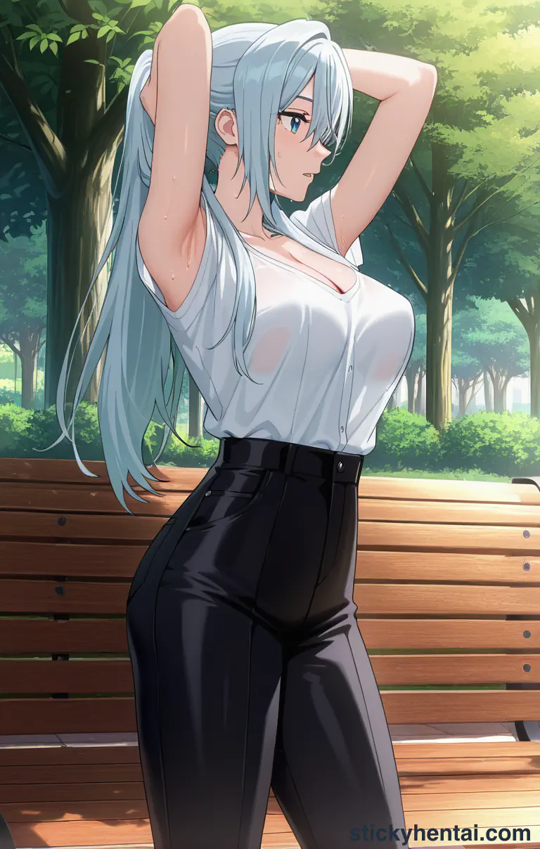 Subaru Hoshina exposing her armpits #8