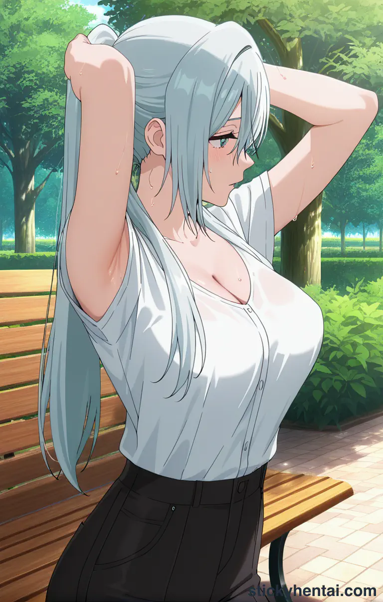 Subaru Hoshina exposing her armpits #11