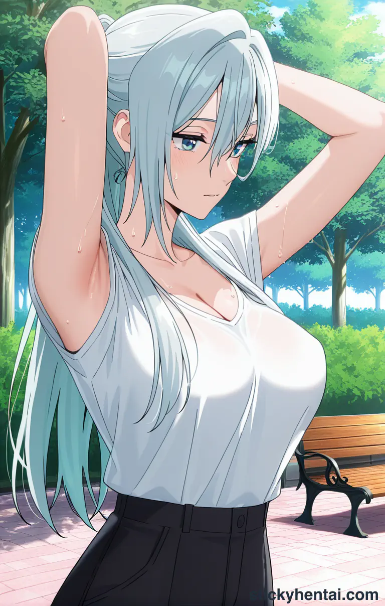 Subaru Hoshina exposing her armpits #14