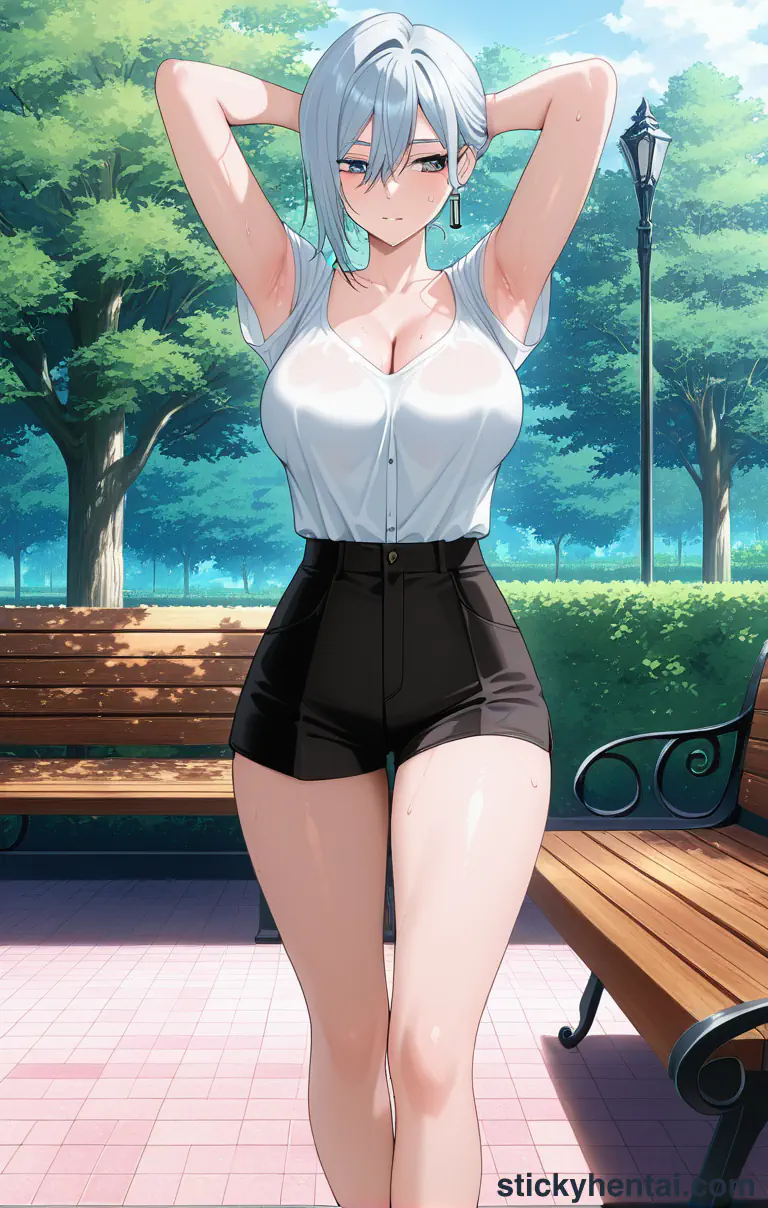 Subaru Hoshina exposing her armpits #22