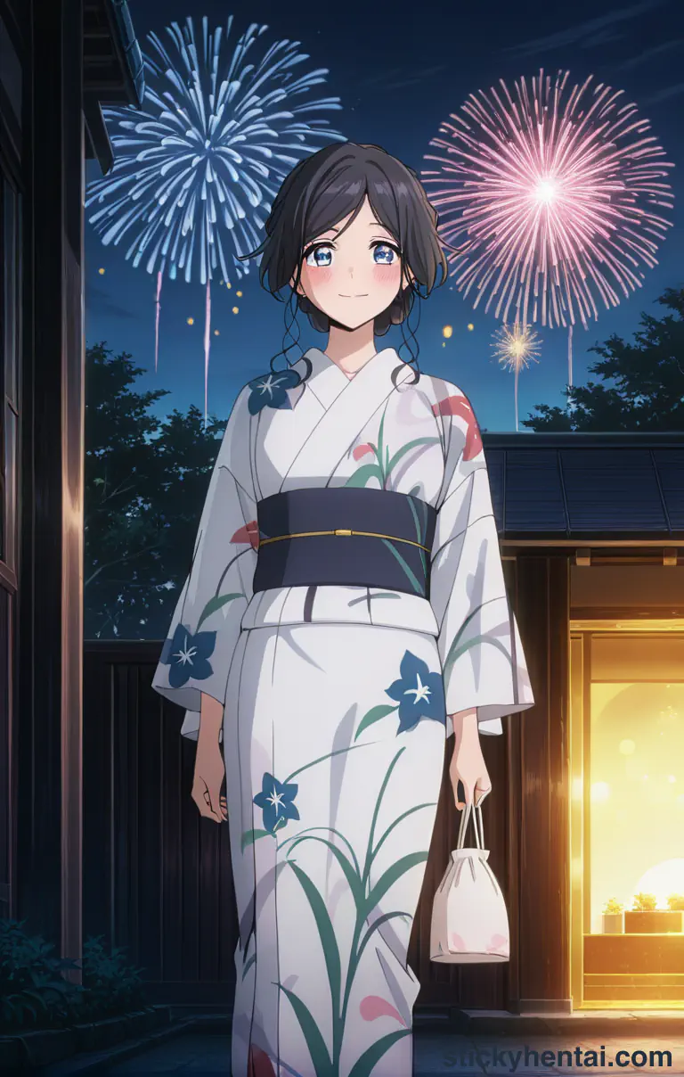 Kaoruko Waguri cute face showing her pussy cum at night #42