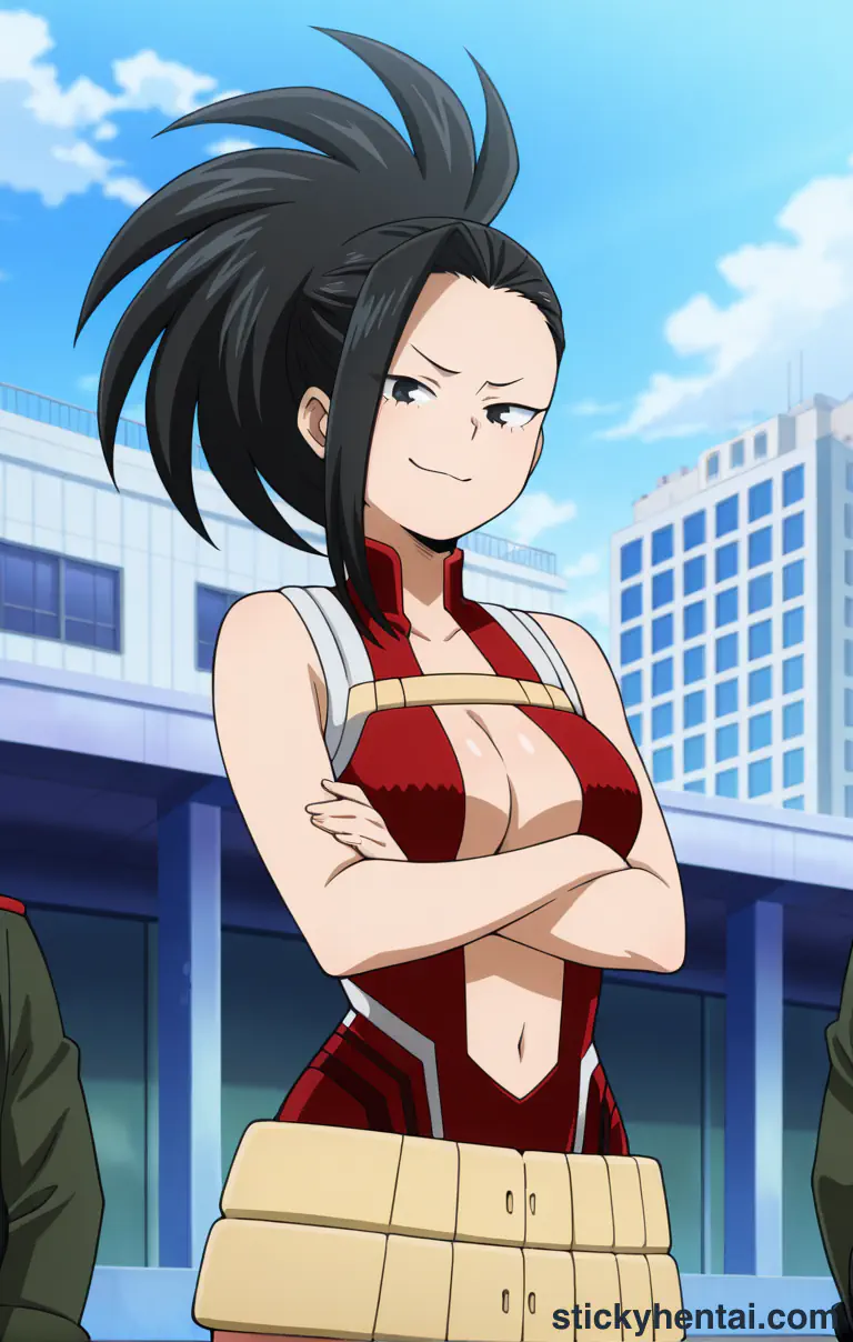 Momo Yaoyorozu show off her boobs #2