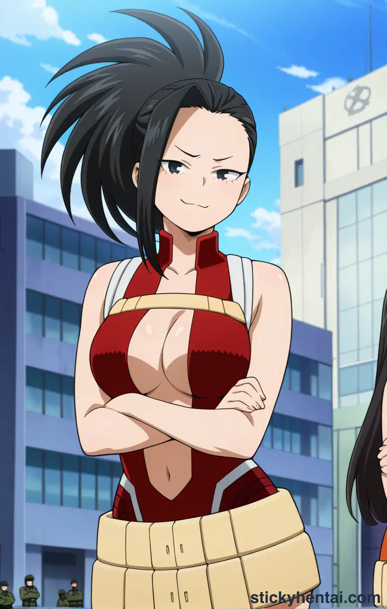 Momo Yaoyorozu show off her boobs #3