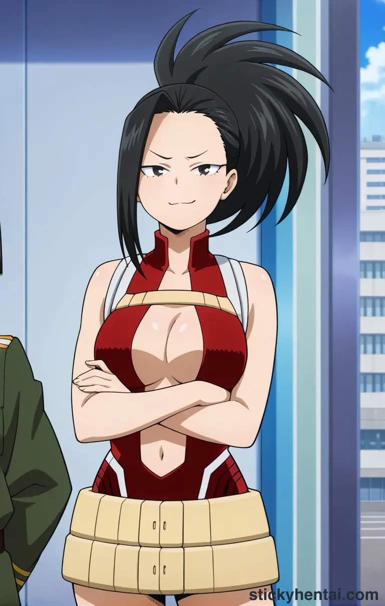 Momo Yaoyorozu show off her boobs #4