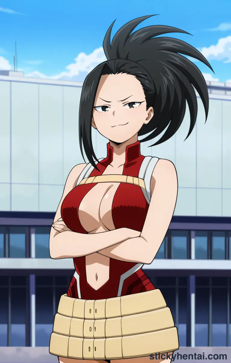 Momo Yaoyorozu show off her boobs #5