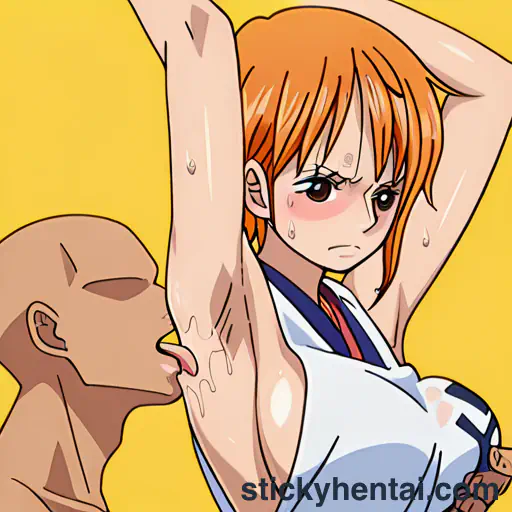 Licking Pre timeskip Nami's sweaty armpits  #3