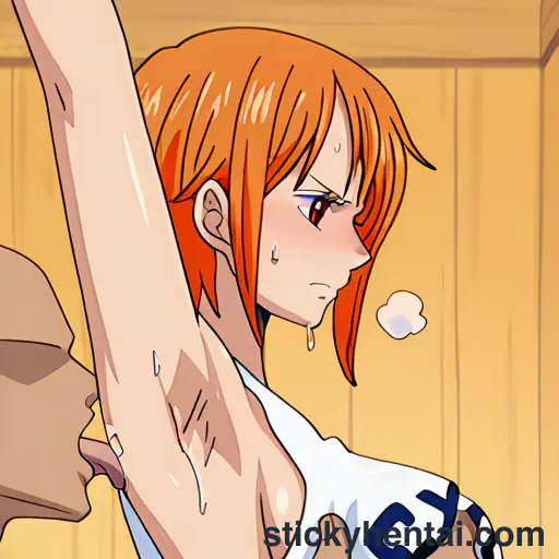 Licking Pre timeskip Nami's sweaty armpits  #18