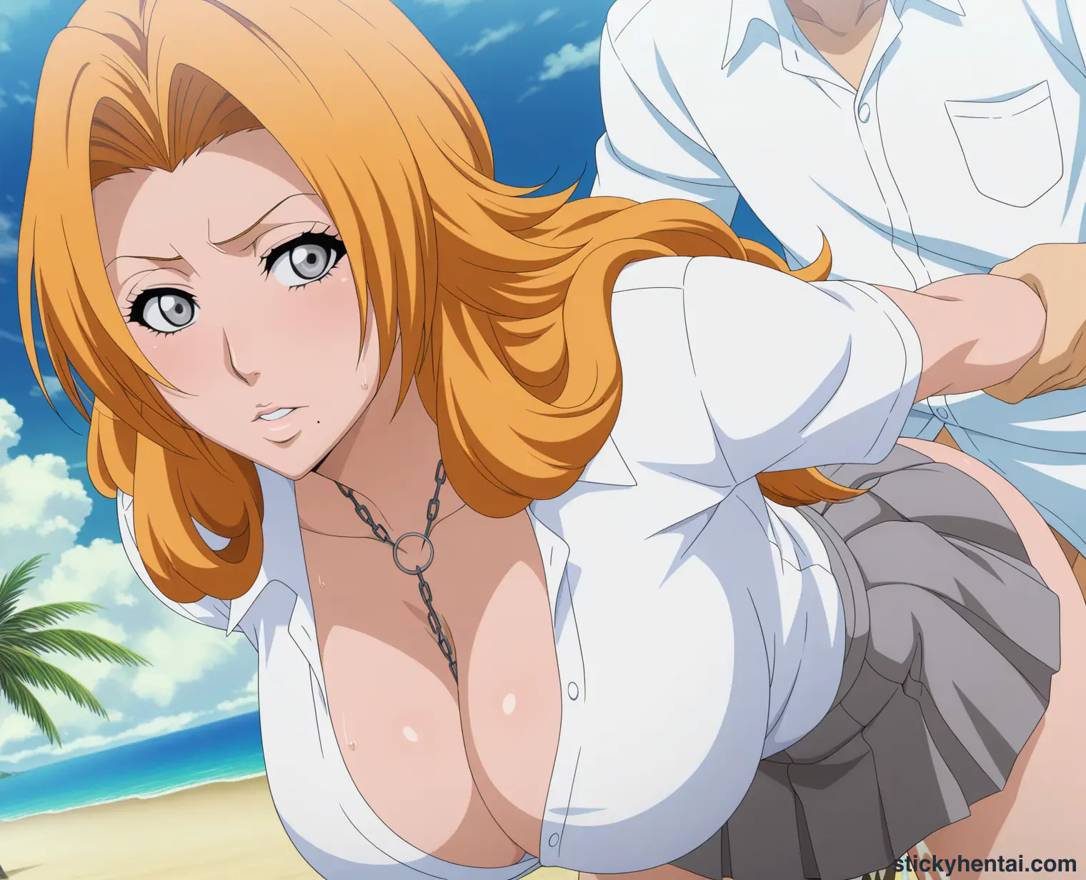 Rangiku Matsumoto on beach gallery #8