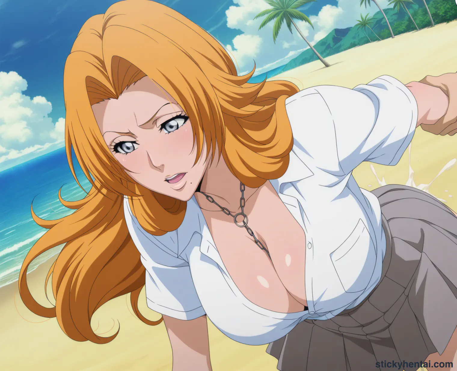 Rangiku Matsumoto on beach gallery #9