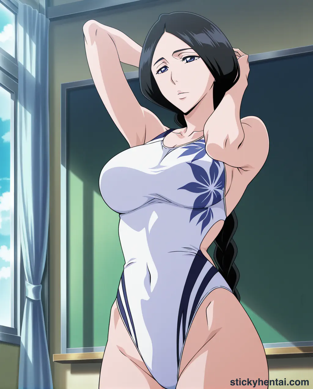 Shinigami Retsu Unohana from bleach enjoys doggy illustrated by AttitudeAlert part 1 #6