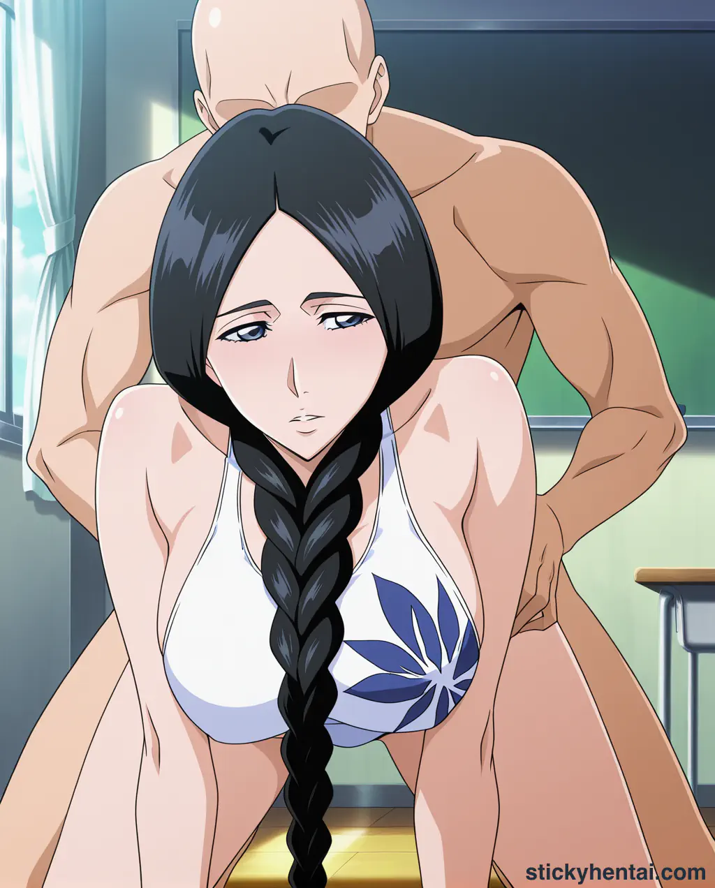 Shinigami Retsu Unohana from bleach enjoys doggy illustrated by AttitudeAlert part 1 #12