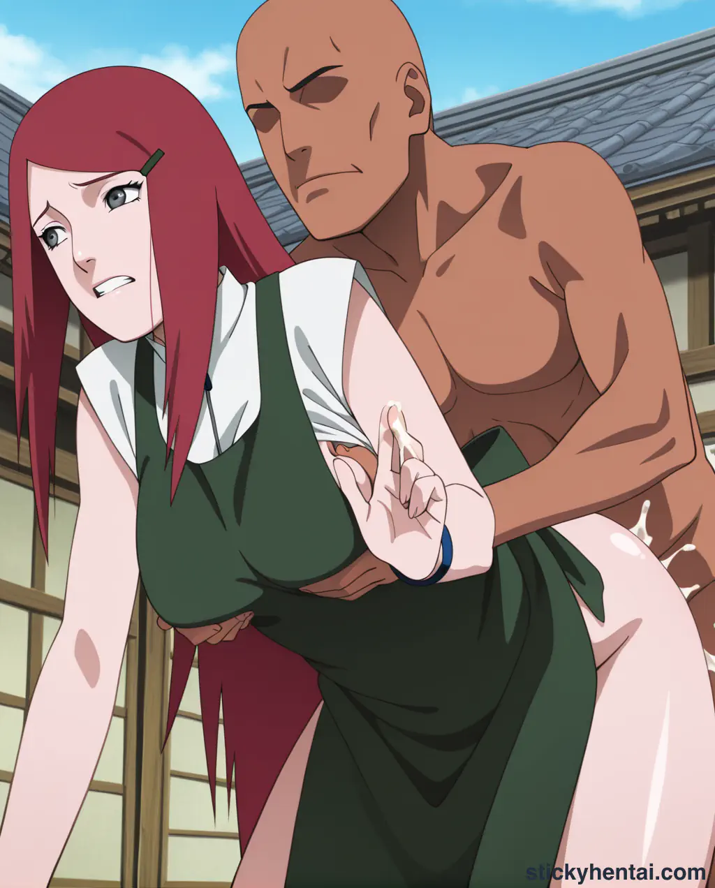 Kushina Uzumaki getting fucked outdoor in the street #7