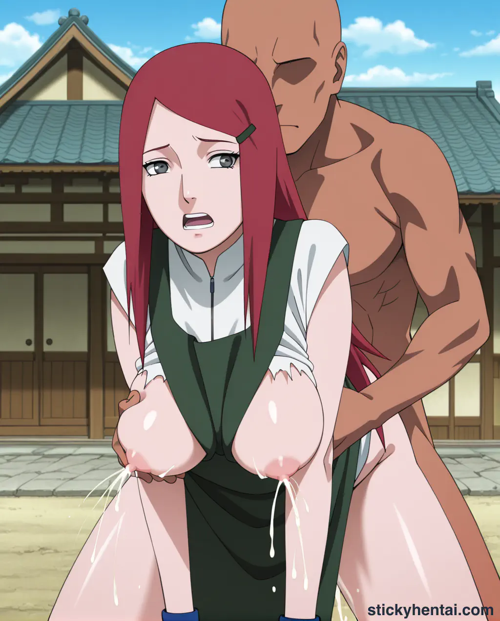 Kushina Uzumaki getting fucked outdoor in the street #15