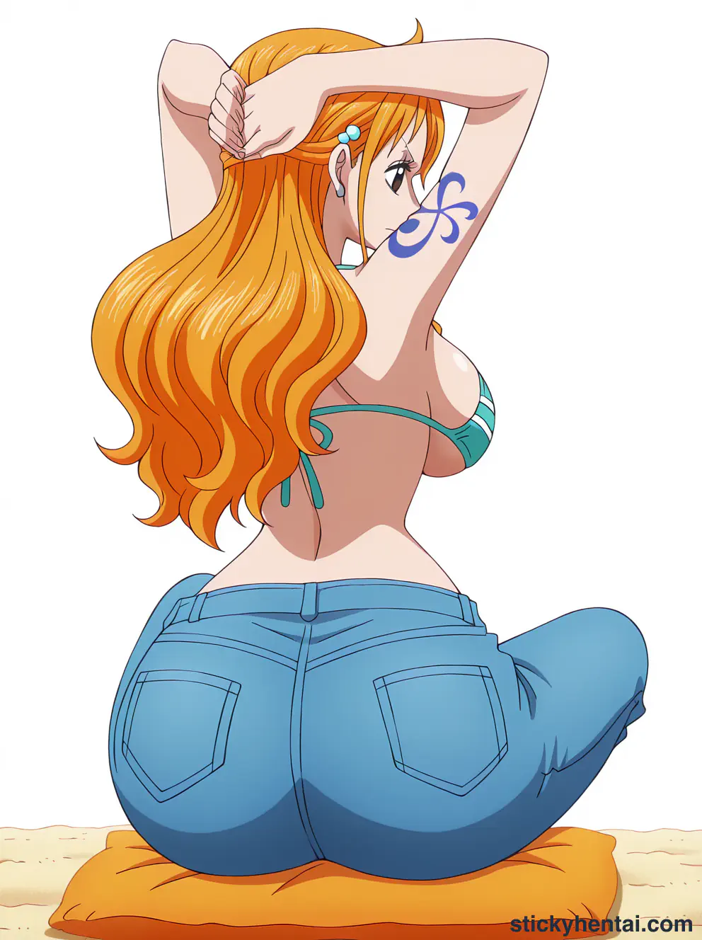 Nami ass low angle shot from behind part 1 #21