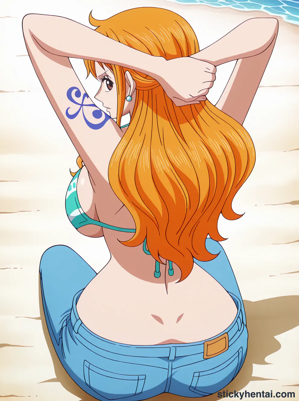 Nami ass low angle shot from behind part 1 #35