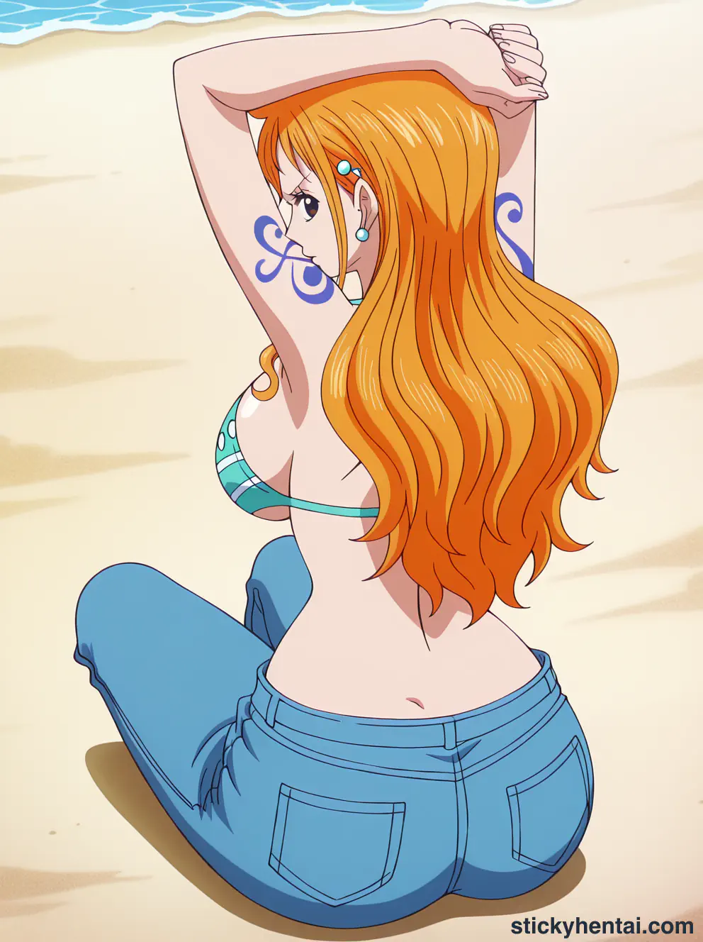 Nami ass low angle shot from behind part 1 #38