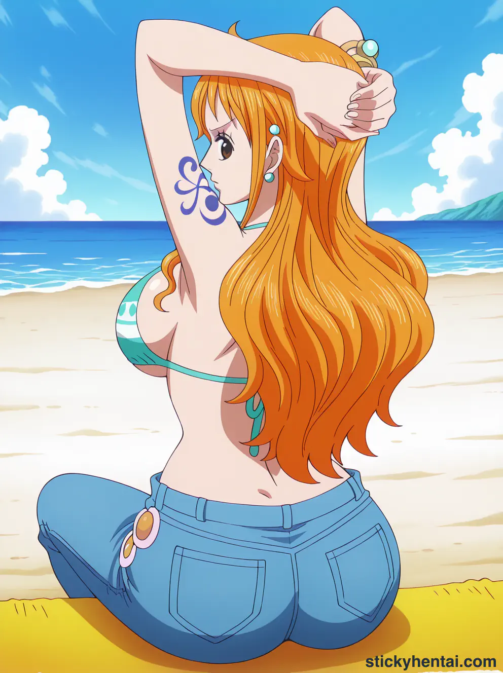 Nami ass low angle shot from behind part 1 #40