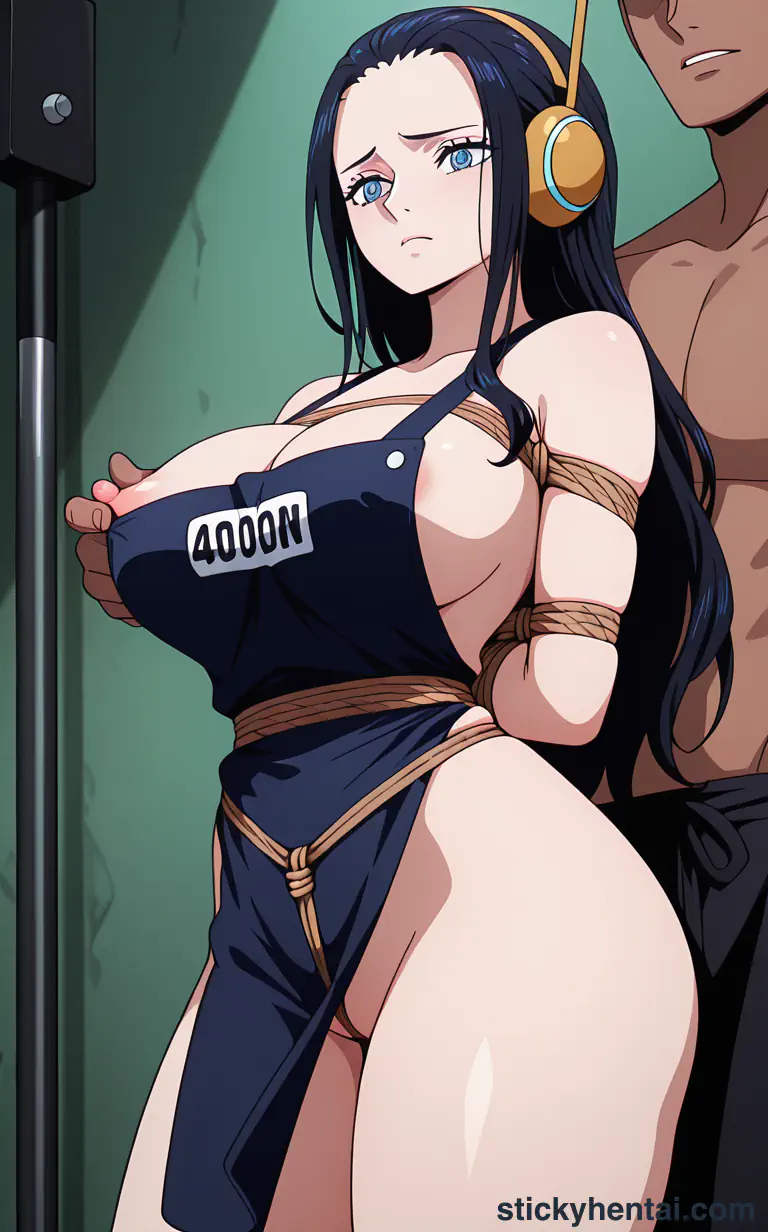 Playing with Nico Robin's nipples #7