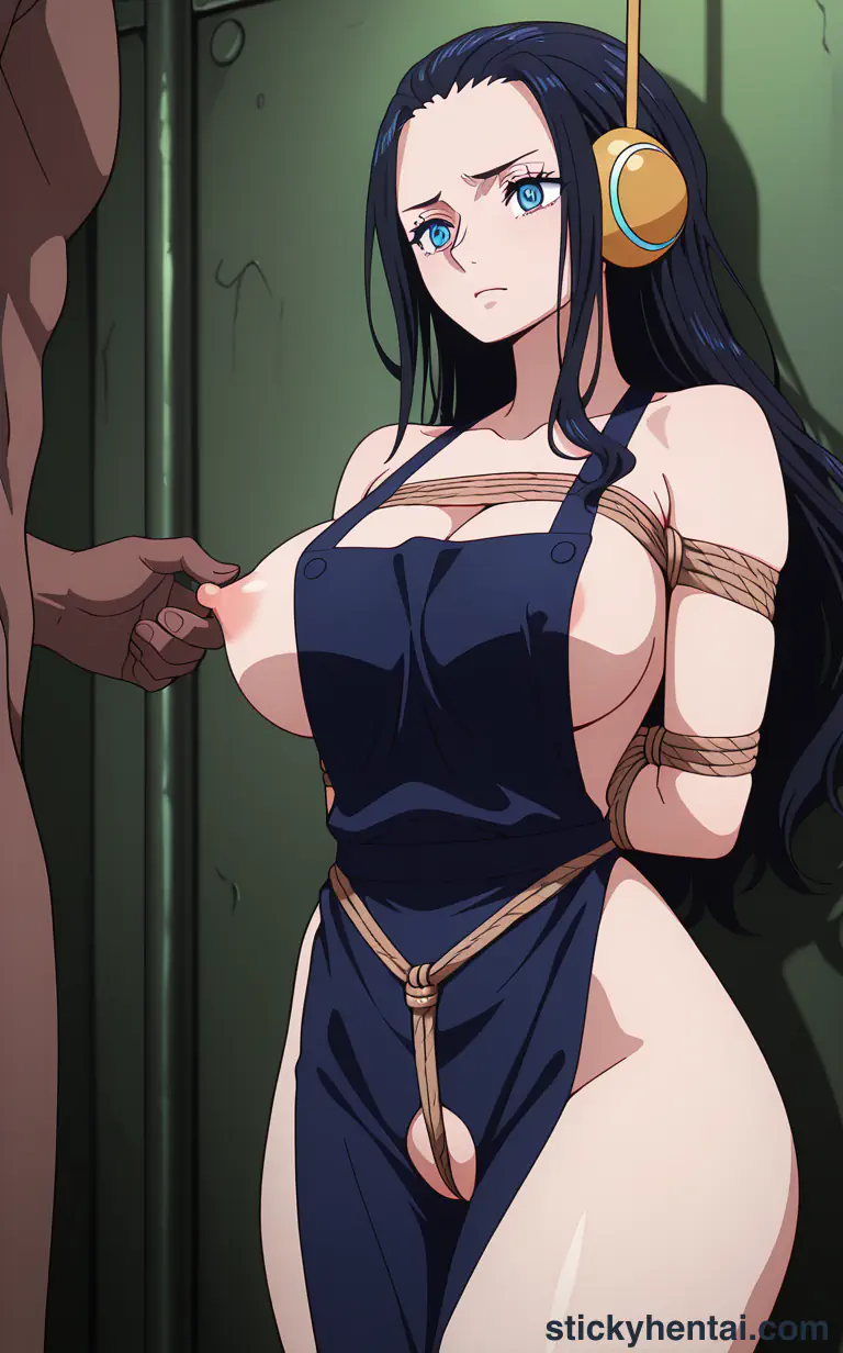 Playing with Nico Robin's nipples #17