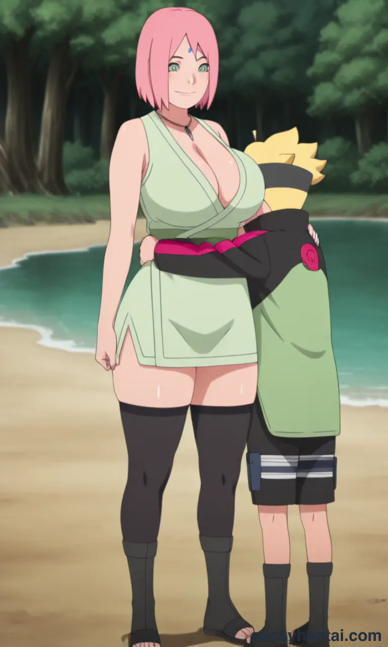 Sakura Haruno loses her virginity to Boruto Uzumaki part 1 #13