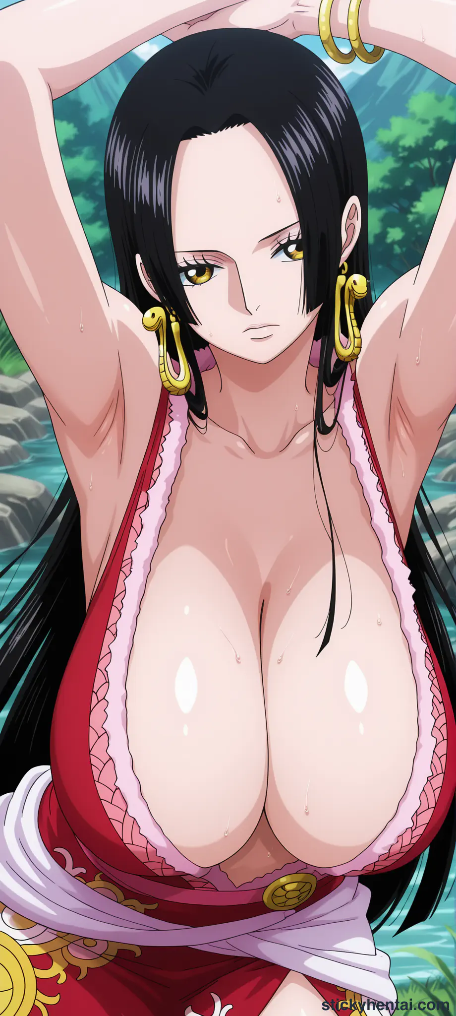 Detailed sexy pose of Boa Hancock #15