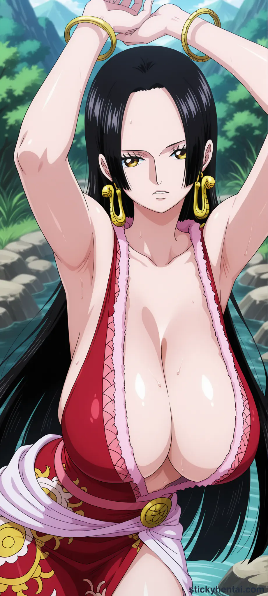 Detailed sexy pose of Boa Hancock #17